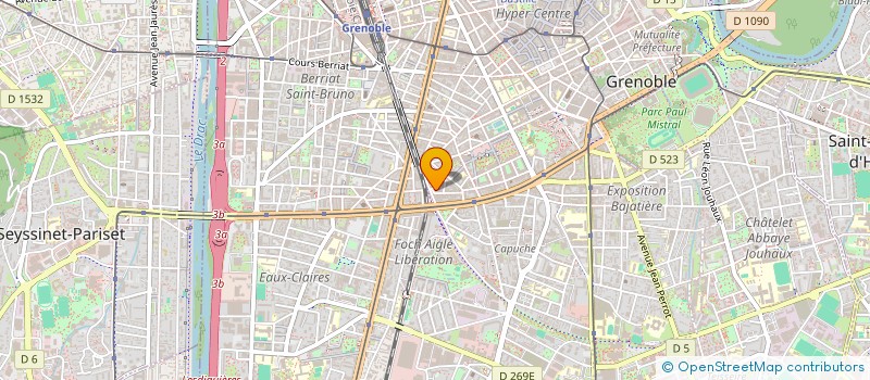 localisation de l'entreprise YTHAK DEVELOPPEMENT à GRENOBLE