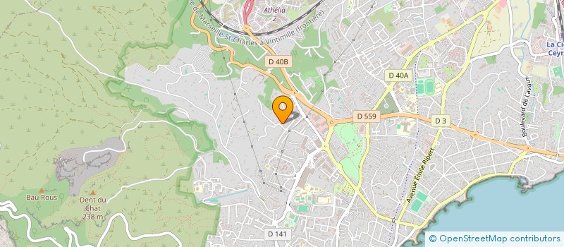 localisation de l'entreprise YTOR  LA CIOTAT