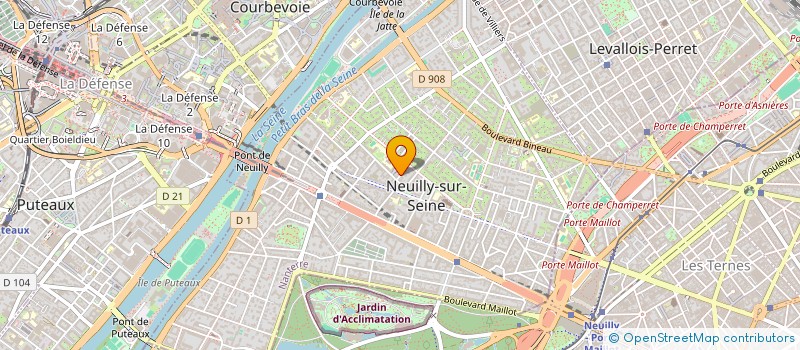 localisation de l'entreprise YTP à NEUILLY-SUR-SEINE