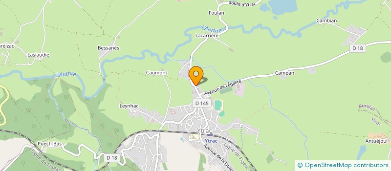 localisation de l'entreprise YTRAC FOOT à YTRAC