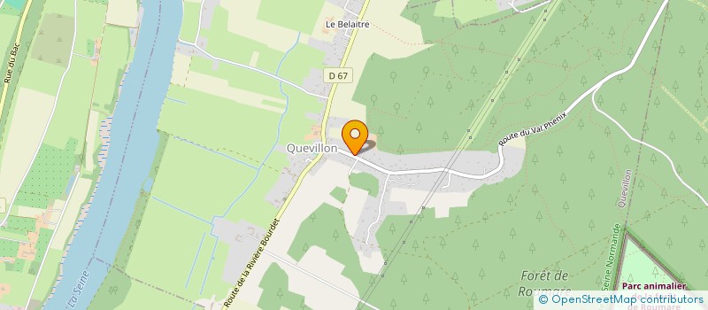 localisation de l'entreprise YTRAD CAPITAL  QUEVILLON