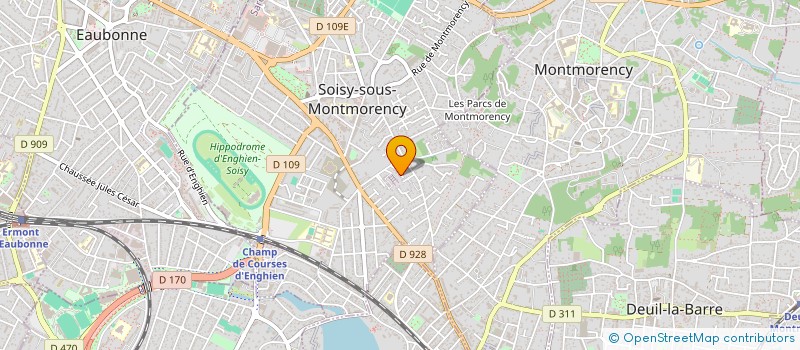 localisation de l'entreprise YTRANES à SOISY-SOUS-MONTMORENCY