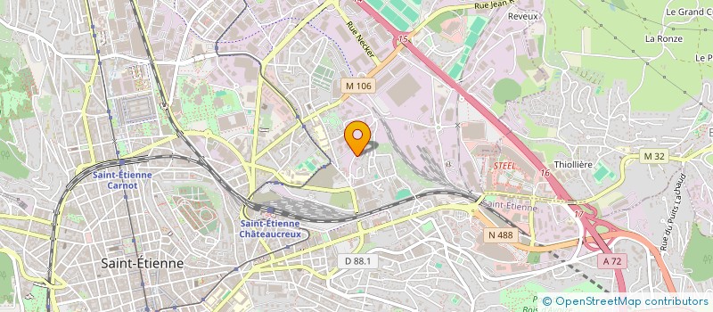 localisation de l'entreprise YTROSIUM  SAINT-ETIENNE