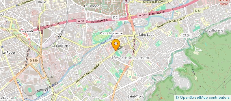 localisation de l'entreprise YTS IMMO à MARSEILLE