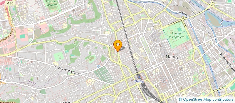 localisation de l'entreprise YTTRIUM  NANCY