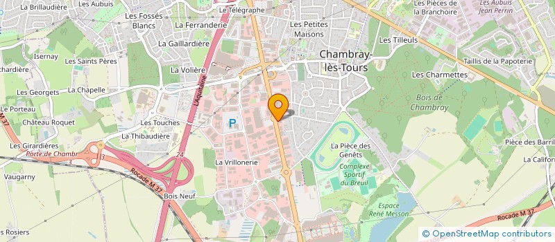 localisation de l'entreprise YU  CHAMBRAY-LES-TOURS