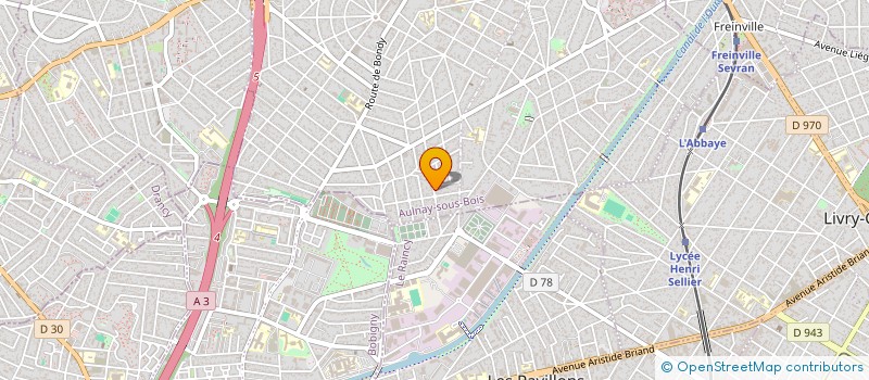localisation de l'entreprise YU à AULNAY-SOUS-BOIS