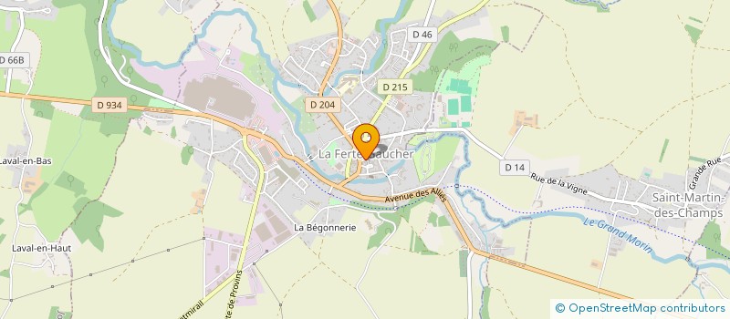 localisation de l'entreprise YU BALKANICA à LA FERTE-GAUCHER