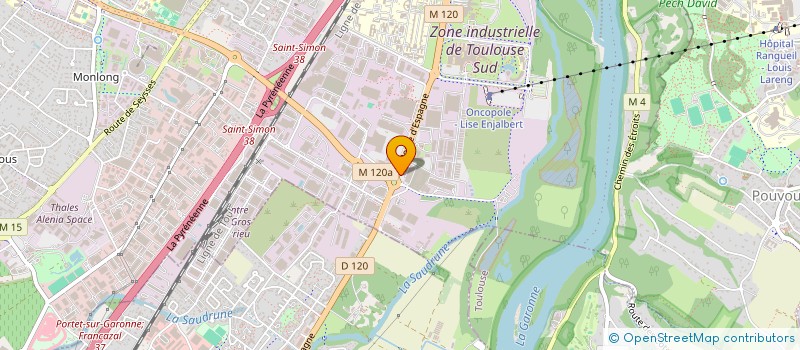 localisation de l'entreprise YU ET LI  TOULOUSE