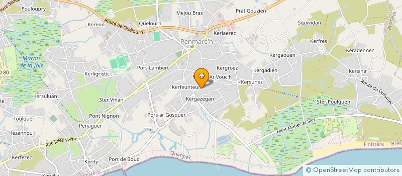 localisation de l'entreprise YU GONG YI SHAN  PENMARCH