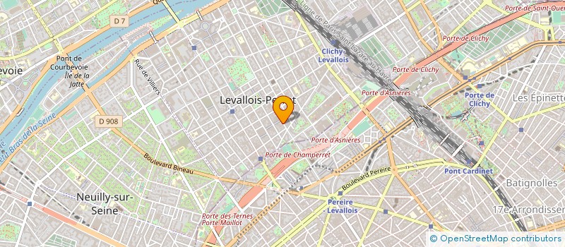 localisation de l'entreprise YU KUN KUN à LEVALLOIS PERRET