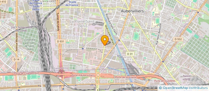 localisation de l'entreprise YUAN  AUBERVILLIERS