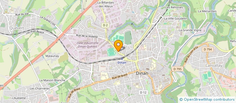 localisation de l'entreprise YUAN  DINAN