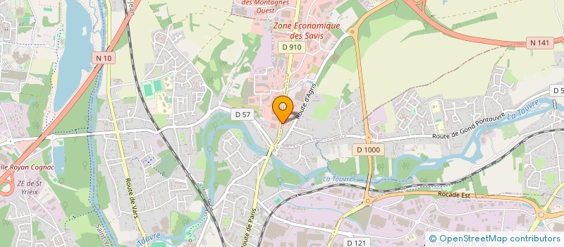 localisation de l'entreprise YUAN XIN à CHAMPNIERS