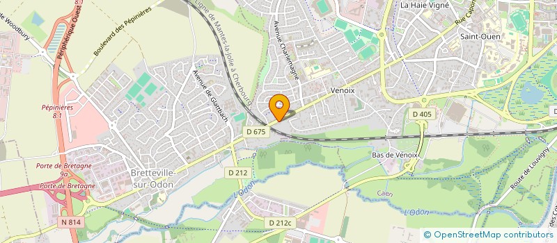 localisation de l'entreprise YUCCA HOLDING à CAEN