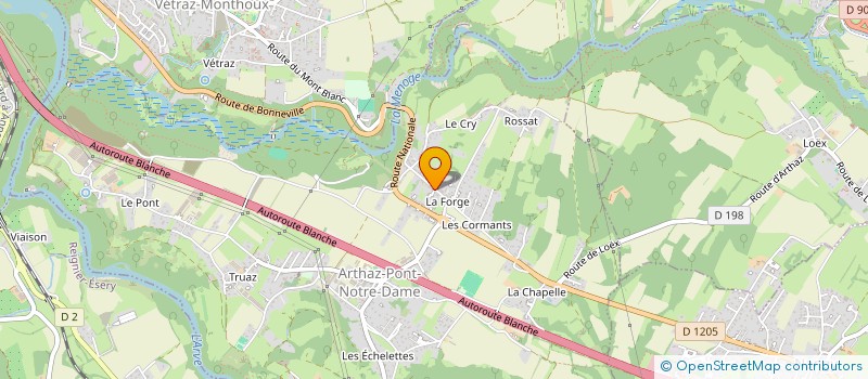 localisation de l'entreprise YUCESAN  ARTHAZ-PONT-NOTRE-DAME