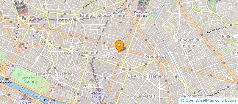 localisation de l'entreprise YUE MEI MASSAGE à PARIS