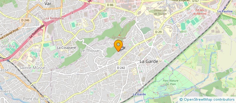 localisation de l'entreprise YUGDE4  L'ISLE-ADAM