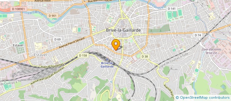 localisation de l'entreprise YUGEN  BRIVE-LA-GAILLARDE