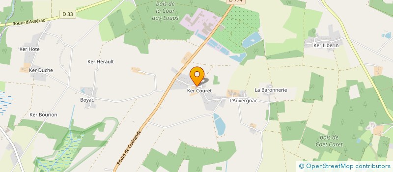 localisation de l'entreprise YUHART à HERBIGNAC