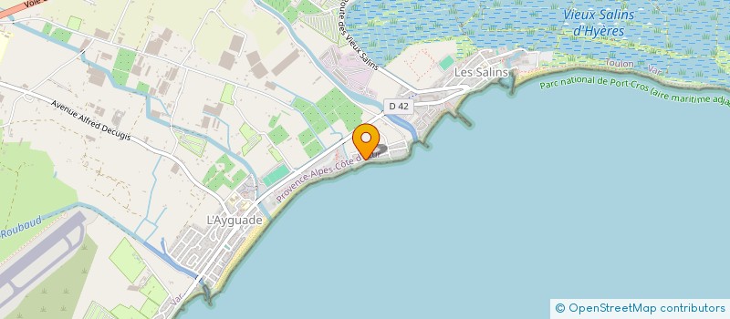 localisation de l'entreprise YUJO à HYERES