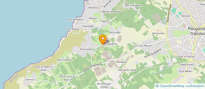 localisation de l'entreprise YUKA  PLOUGASTEL-DAOULAS