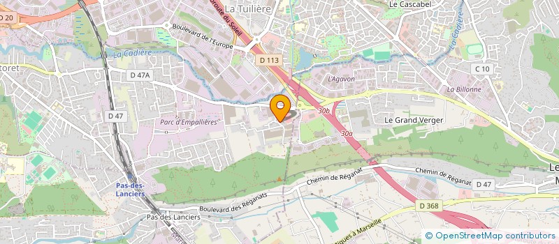 localisation de l'entreprise YUKAN JUDO CLUB à SAINT-VICTORET
