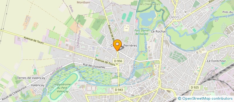 localisation de l'entreprise YUKANG à CHATEAUROUX