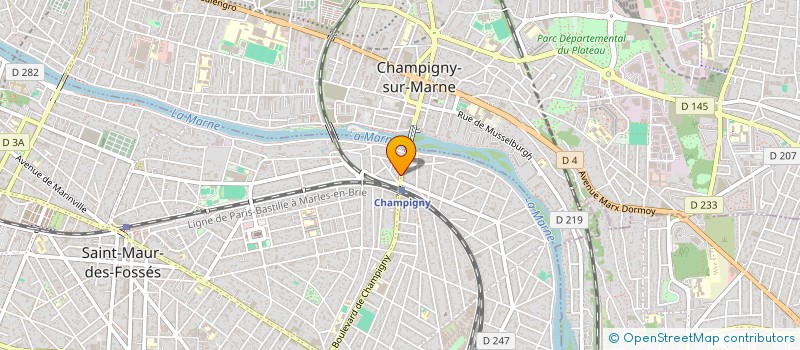 localisation de l'entreprise YUKI à SAINT-MAUR-DES-FOSSES