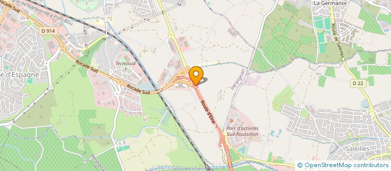 localisation de l'entreprise YUKI SUSHI  PERPIGNAN