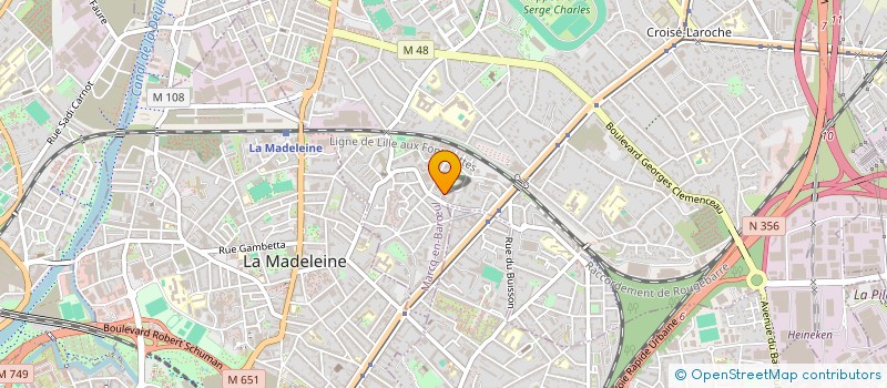 localisation de l'entreprise YUKIKOFLOWERS à MARCQ-EN-BARŒUL