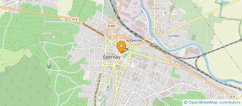 localisation de l'entreprise YUKIO  EPERNAY