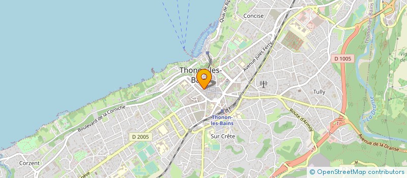 localisation de l'entreprise YUKSEL à THONON-LES-BAINS