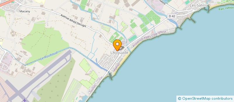 localisation de l'entreprise YULLA à HYERES
