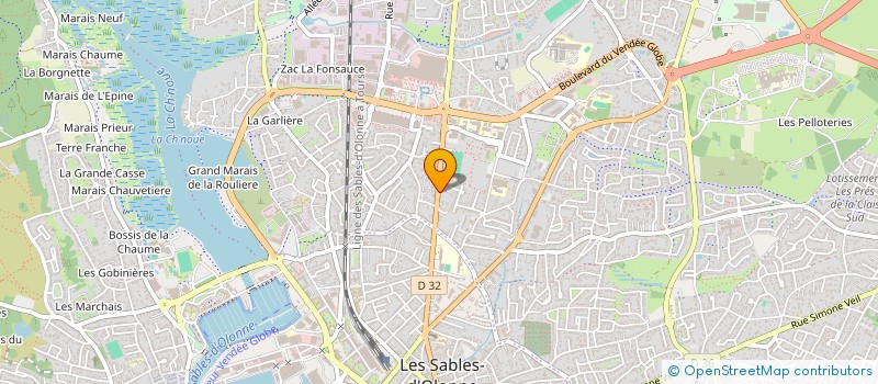 localisation de l'entreprise YULRUN à LES SABLES-D'OLONNE