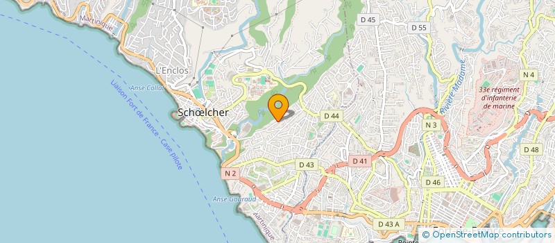 localisation de l'entreprise YUM AND FREE.FWI  SCHLCHER