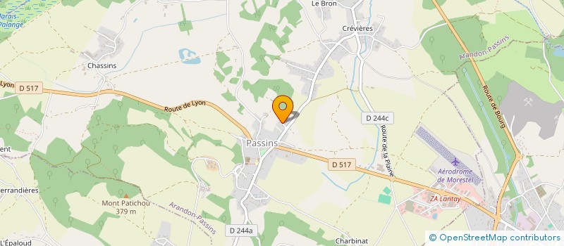 localisation de l'entreprise YUMA  ARANDON-PASSINS