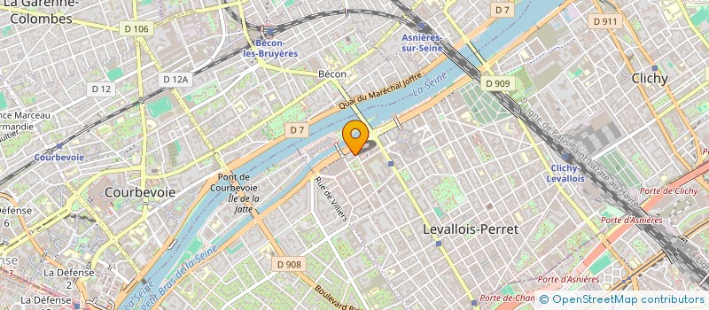localisation de l'entreprise YUMA à LEVALLOIS-PERRET
