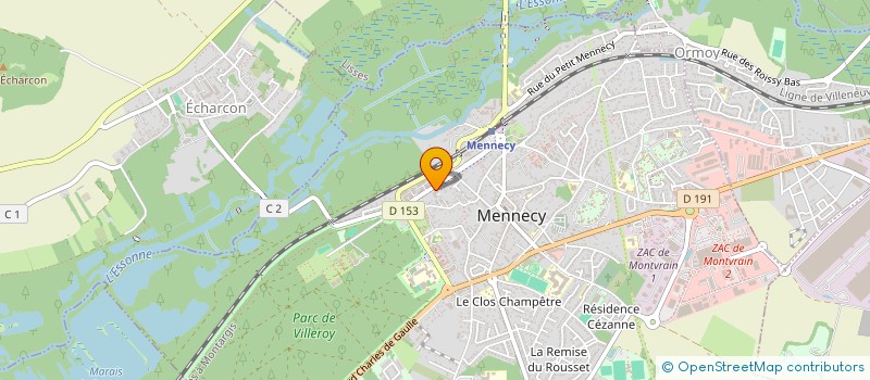 localisation de l'entreprise YUMA BAT à MENNECY
