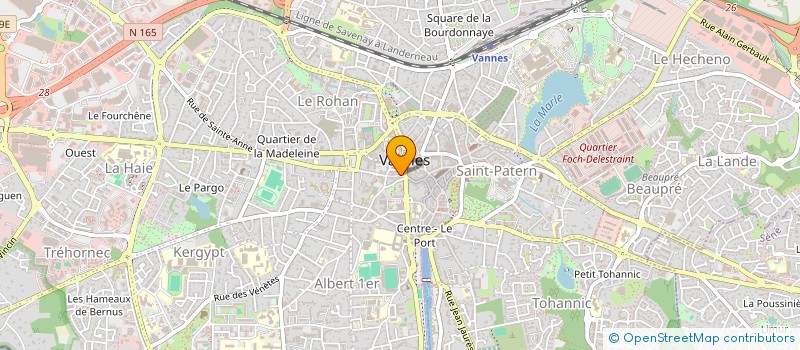 localisation de l'entreprise YUMAI à VANNES