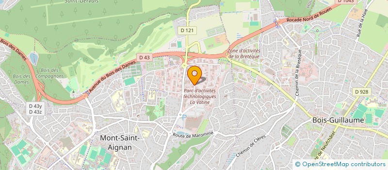 localisation de l'entreprise YUME 2023  MONT-SAINT-AIGNAN