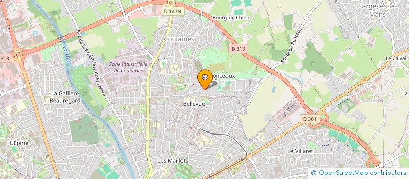 localisation de l'entreprise YUME  COULAINES