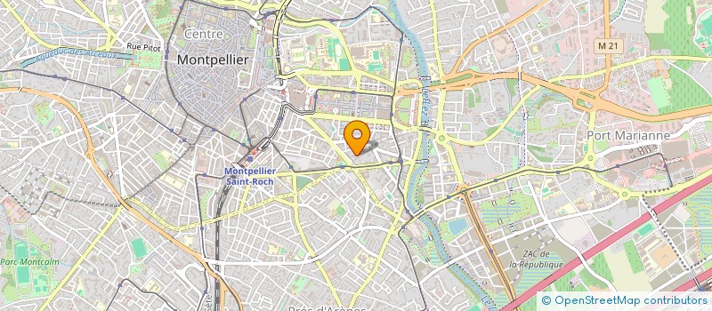 localisation de l'entreprise YUME SUSHI à MONTPELLIER