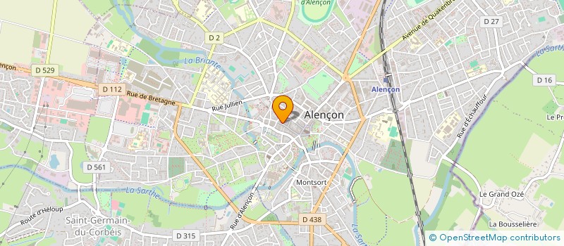 localisation de l'entreprise YUME-UNIK à ALENCON