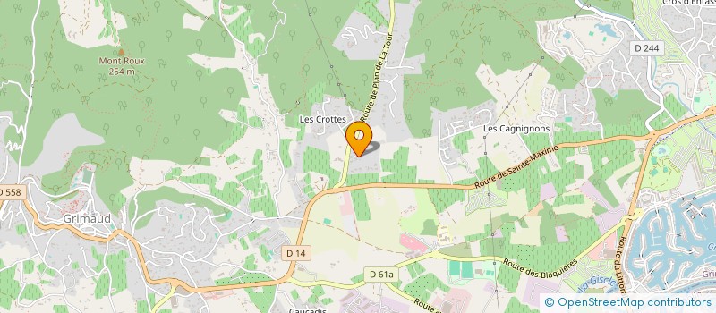 localisation de l'entreprise YUMEEGO  GRIMAUD