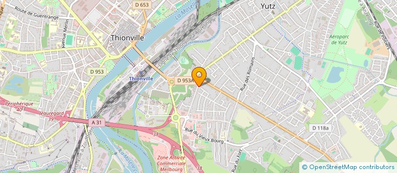 localisation de l'entreprise YUMEIL  YUTZ