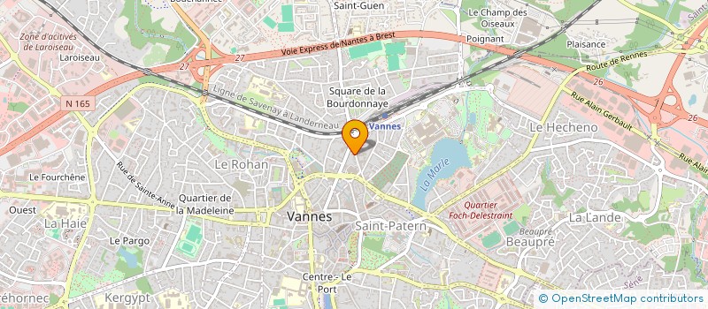 localisation de l'entreprise YUMI à VANNES