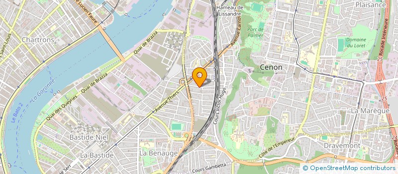 localisation de l'entreprise YUMI  CENON