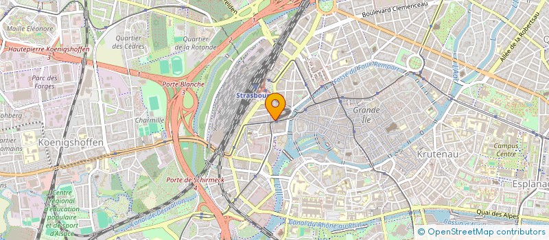 localisation de l'entreprise YUMI à STRASBOURG