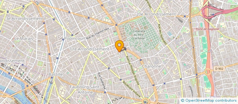 localisation de l'entreprise YUMI PRODUCTIONS à PARIS